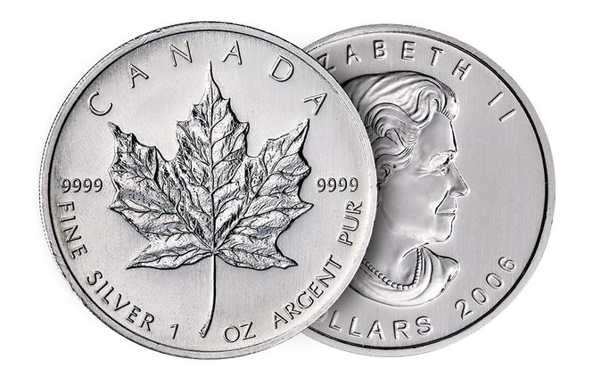 Hovedbilde Kanadisk Maple leaf sølv 1 oz