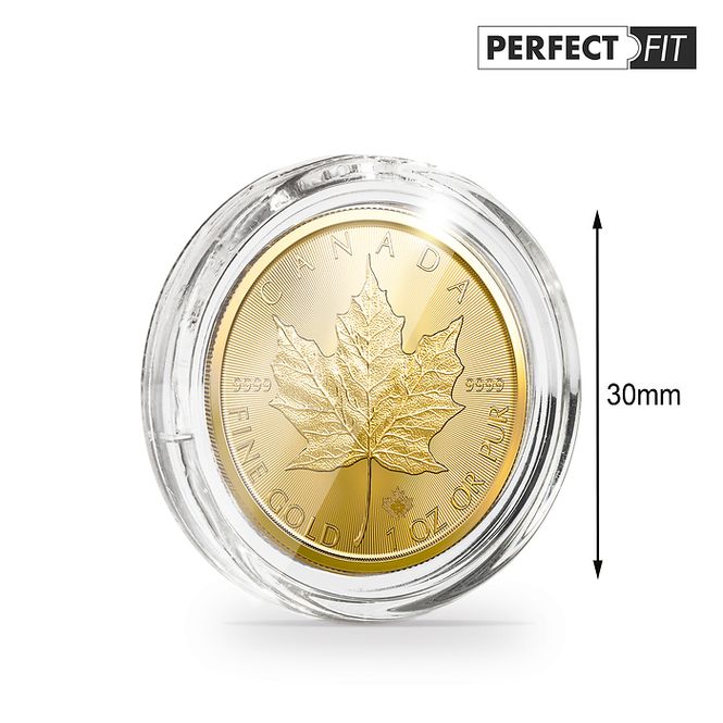 Hovedbilde Ultra myntkapsler for 1 unse gull Maple Leaf - 10 stk