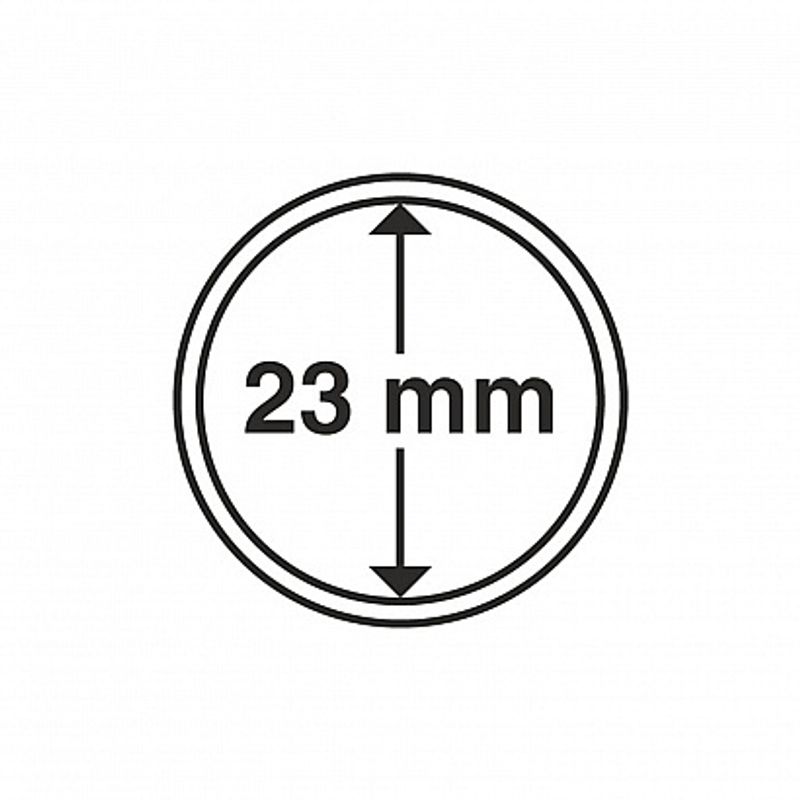 Myntkapsler runde - 10 stk