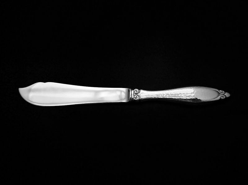 Hamret fiskekniv